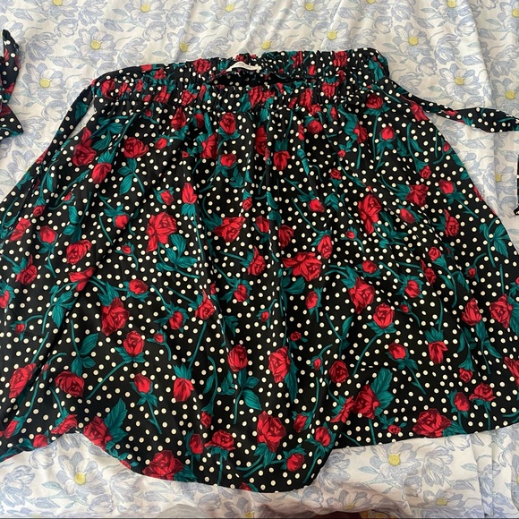 ModCloth Twirl Through Town A-line skirt w belt 2X - Picture 2 of 4